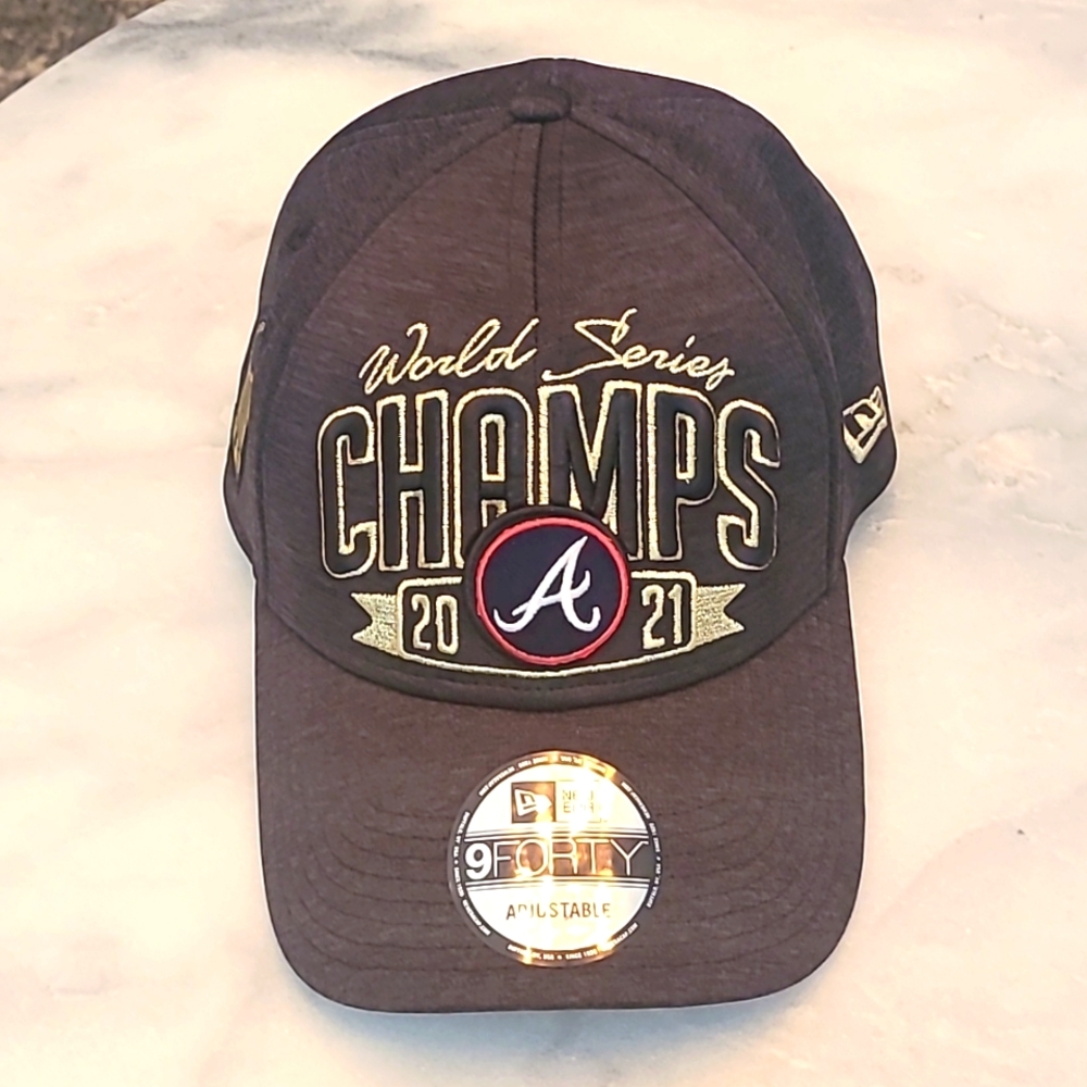 Atlanta Beaves 2021 Workd Champs baseball hat